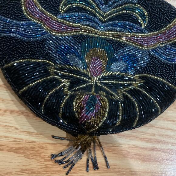 Magid vintage black Beaded Bag - Picture 4 of 7